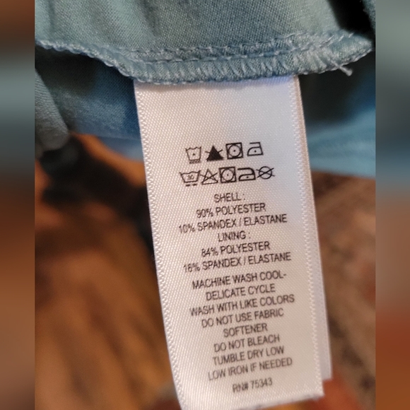 Willow Blossom Mint Green Pull On Racerback Dress/Coverup - Picture 6 of 7